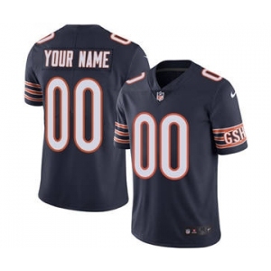 Youth Chicago Bears Customized Navy Blue Team Color Custom Football Jersey