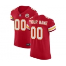 Men's Kansas City Chiefs Customized Red Team Color Vapor Untouchable Custom Elite Football Jersey