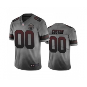 Men's Chiefs Customized Vapor Limited City Edition Smoky Jersey