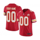 Youth Kansas City Chiefs Customized Red Team Color Custom Football Jersey