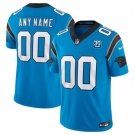 Men's Carolina Panthers Active Player Custom Blue 2024 30th Anniversary Patch F.U.S.E. Vapor Limited Stitched Football Jersey