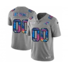 Men's Carolina Panthers Custom Multi-Color Greyheather 2020 Crucial Catch Vapor Untouchable Limited Football Jersey