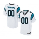 Men's Carolina Panthers Customized White Custom Elite Football Jersey