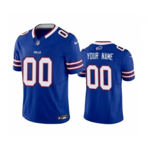 Men's Buffalo Bills Active Player Custom Blue 2023 F.U.S.E. Vapor Untouchable Limited Stitched Jersey