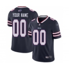 Men's Buffalo Bills Customized Navy Stitched Football Limited Inverted Legend Jersey