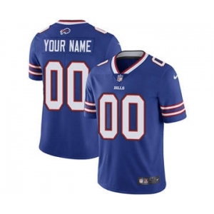 Men's Buffalo Bills Customized Royal Blue Team Color Vapor Untouchable Custom Limited Football Jersey