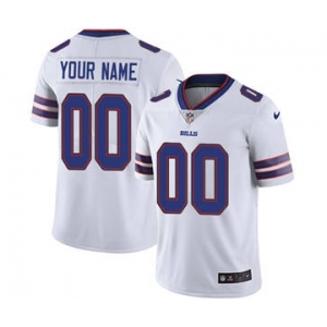 Men's Buffalo Bills Customized White Vapor Untouchable Custom Limited Football Jersey