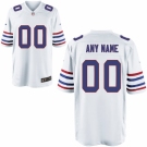 Mens Buffalo Bills Nike White Customized Alternate Game Jersey