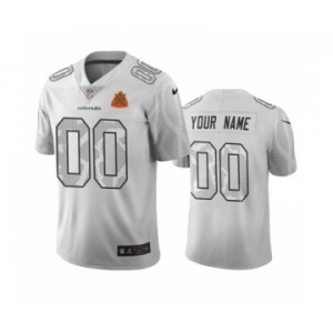 Men's Broncos Customized Vapor Limited City Edition White Jersey