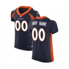 Men's Denver Broncos Customized Navy Blue Alternate Vapor Untouchable Custom Elite Football Jersey