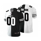 Men's Arizona Cardinals Custom Black V White Peace Split Vapor Untouchable Limited Football Jersey