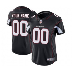Women's Arizona Cardinals Black Alternate Customized Jersey