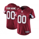 Women's Arizona Cardinals Red Home Customized Jersey