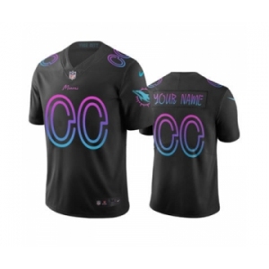 Men's Dolphins Customized Vapor Limited City Edition Black Jersey