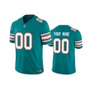 Men's Miami Dolphins Active Player Custom Aqua 2023 F.U.S.E Vapor Limited Stitched Football Jersey