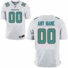 Men's Miami Dolphins Nike White Custom Elite Jersey