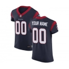 Men's Houston Texans Customized Navy Blue Team Color Vapor Untouchable Custom Elite Football Jersey