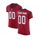 Men's Houston Texans Customized Red Alternate Vapor Untouchable Custom Elite Football Jersey