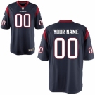 Men's Houston Texans Nike Navy Custom Game Jersey