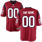 Mens Houston Texans Nike Red Customized Alternate Game Jersey