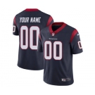 Youth Houston Texans Customized Navy Blue Team Color Custom Football Jersey