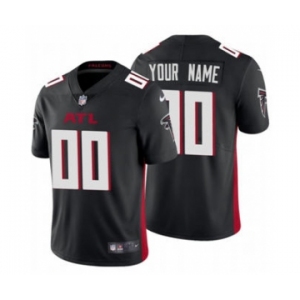 Men's Atlanta Falcons Custom Black 2020 Vapor Untouchable Limited Football Jersey