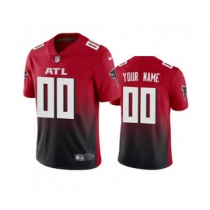 Men's Atlanta Falcons Custom Red 2nd Alternate 2020 Vapor Untouchable Limited Football Jersey