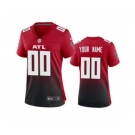 Women's Falcons Red Custom 2nd Alternate 2020 New Football Game Jersey