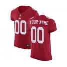 Men's New York Giants Customized Red Alternate Vapor Untouchable Custom Elite Football Jersey