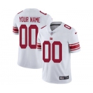 Youth New York Giants Customized White Custom Football Jersey