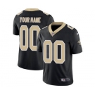 Men's New Orleans Saints Customized Black Team Color Vapor Untouchable Custom Limited Football Jersey