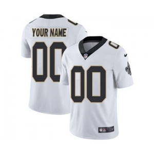 Men's New Orleans Saints Customized White Vapor Untouchable Custom Limited Football Jersey