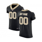 Men's New Orleans Saints Customized Black Team Color Vapor Untouchable Custom Elite Football Jersey