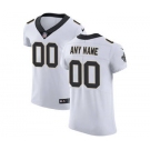 Men's New Orleans Saints Customized White Vapor Untouchable Custom Elite Football Jersey