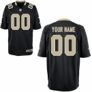 Men's New Orleans Saints Nike Black Custom Game Jersey