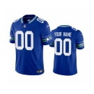 Men's Seattle Seahawks Active Player Custom Royal 2023 F.U.S.E. Vapor Limited Throwback Stitched Jersey