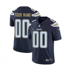 Men's Los Angeles Chargers Customized Navy Blue Team Color Vapor Untouchable Custom Limited Football Jersey