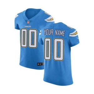 Men's Los Angeles Chargers Customized Electric Blue Alternate Vapor Untouchable Custom Elite Football Jersey