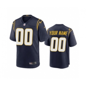 Youth Chargers Custom Navy 2020 Football Stitched Game Jersey