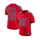 Men's Tennessee Titans Customized Red Stitched Football Limited Inverted Legend Jersey