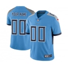 Youth Tennessee Titans Customized Light Blue Alternate Custom Football Jersey