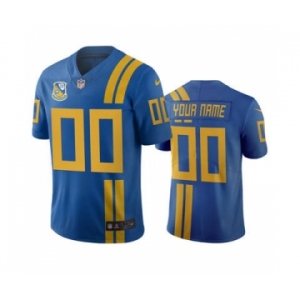 Men's Jaguars Customized Vapor Limited City Edition Royal Jersey