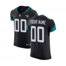 Men's Jacksonville Jaguars Customized Black Team Color Vapor Untouchable Custom Elite Football Jersey