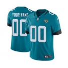 Youth Jacksonville Jaguars Customized Teal Green Alternate Custom Football Jersey