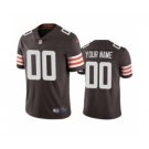 Men's Browns Custom Brown 2020 Football Stitched Vapor Limited Jersey