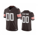 Men's Cleveland Browns Active Player Custom Brown 2023 F.U.S.E. Vapor Untouchable Limited Stitched Jersey