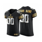 Men's Cleveland Browns Custom Black Edition Vapor Untouchable Elite Football Jersey