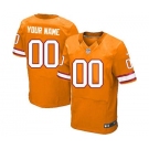 Men's Tampa Bay Buccaneers Customized Orange Glaze Alternate Custom Elite Football Jersey