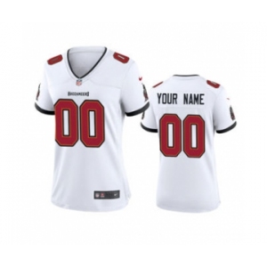Women's Buccaneers White Custom 2020 New Football Game Jersey