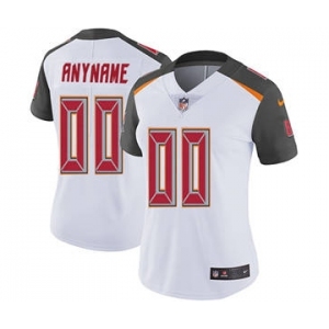 Women's Tampa Bay Buccaneers Customized White Road Jersey